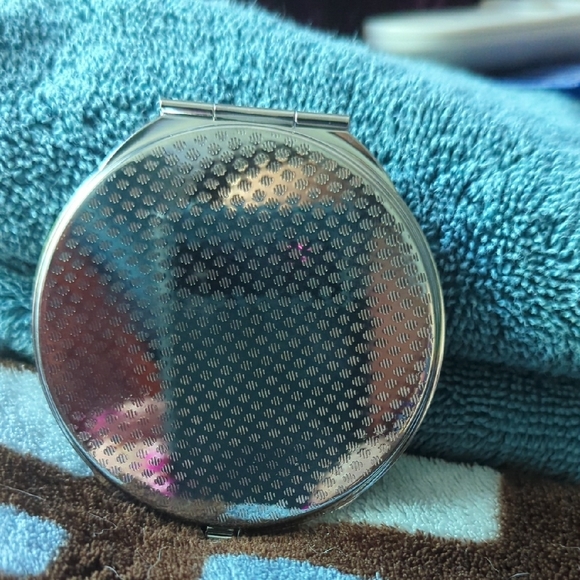 Colorful Budapest Floral Compact Mirror - Picture 2 of 3